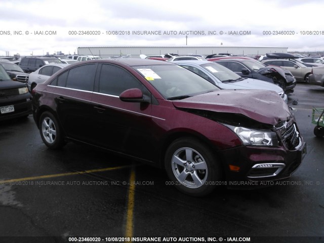 1G1PE5SB4G7214950 - 2016 CHEVROLET CRUZE LIMITED LT MAROON photo 1