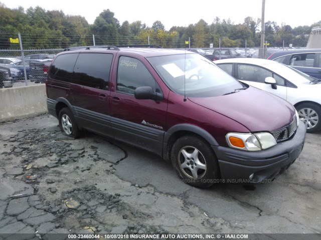 1GMDX03E74D235140 - 2004 PONTIAC MONTANA BURGUNDY photo 1