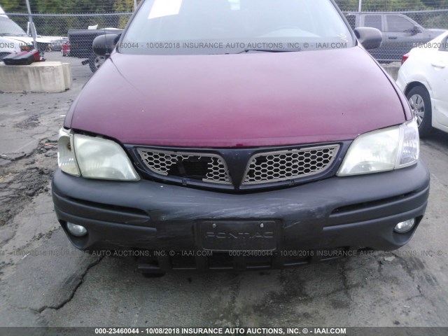 1GMDX03E74D235140 - 2004 PONTIAC MONTANA BURGUNDY photo 6