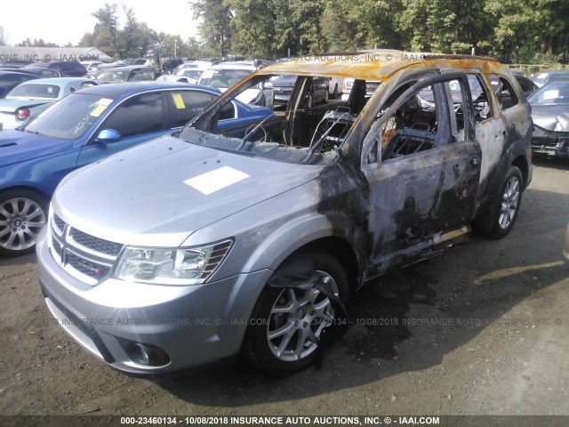 3C4PDDDG9FT575940 - 2015 DODGE JOURNEY LIMITED SILVER photo 2