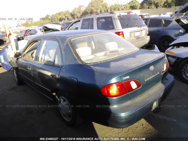 1NXBR12E9WZ107154 - 1998 TOYOTA COROLLA VE/CE/LE GREEN photo 3