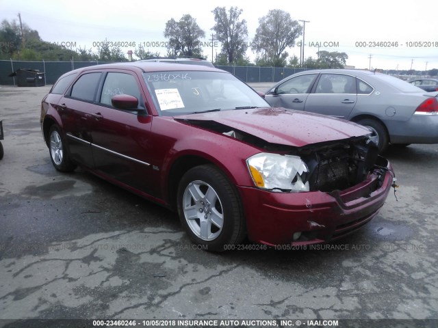 2D4FV47V36H462225 - 2006 DODGE MAGNUM SXT RED photo 1