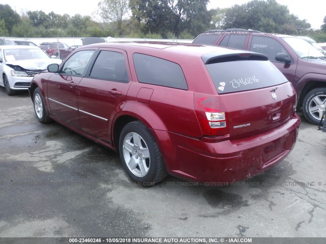 2D4FV47V36H462225 - 2006 DODGE MAGNUM SXT RED photo 3