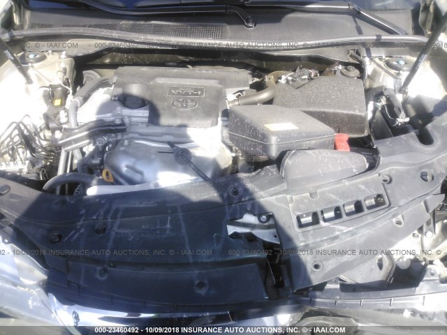 4T1BF1FK1HU794643 - 2017 TOYOTA CAMRY LE/XLE/SE/XSE 金色 照片 10