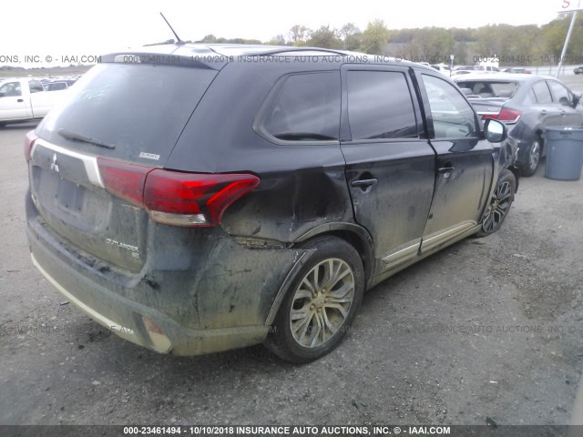 JA4AZ3A33GZ045860 - 2016 MITSUBISHI OUTLANDER SE/SEL BLACK photo 4