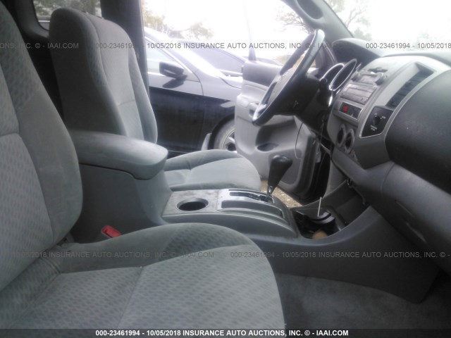 5TETX22N89Z621447 - 2009 TOYOTA TACOMA ACCESS CAB შავი ფოტო 5