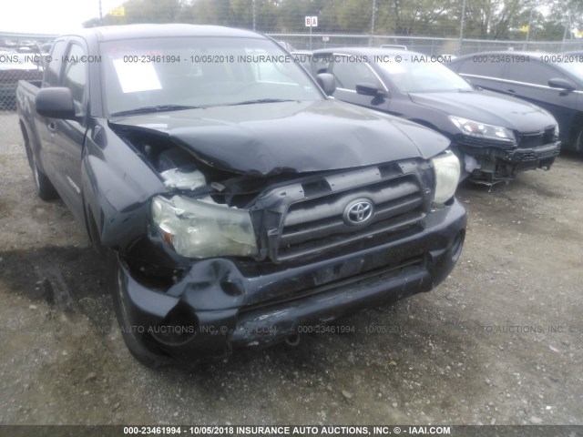 5TETX22N89Z621447 - 2009 TOYOTA TACOMA ACCESS CAB შავი ფოტო 6