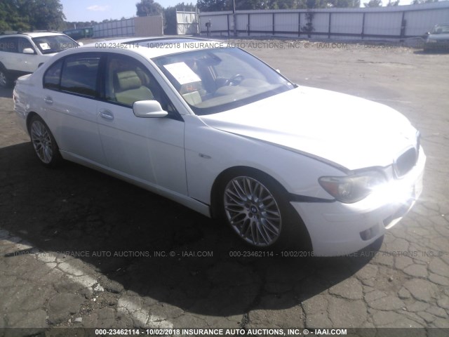 WBAHN83547DT71737 - 2007 BMW 750 WHITE photo 1