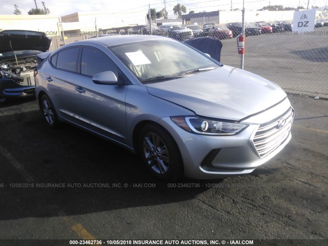 5NPD84LF1HH160453 - 2017 HYUNDAI ELANTRA SE/VALUE/LIMITED SILVER photo 1