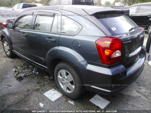 1B3HB28B37D589967 - 2007 DODGE CALIBER GRAY photo 3