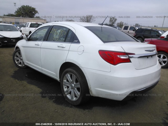 1C3CCBBB5DN592992 - 2013 CHRYSLER 200 TOURING WHITE photo 3