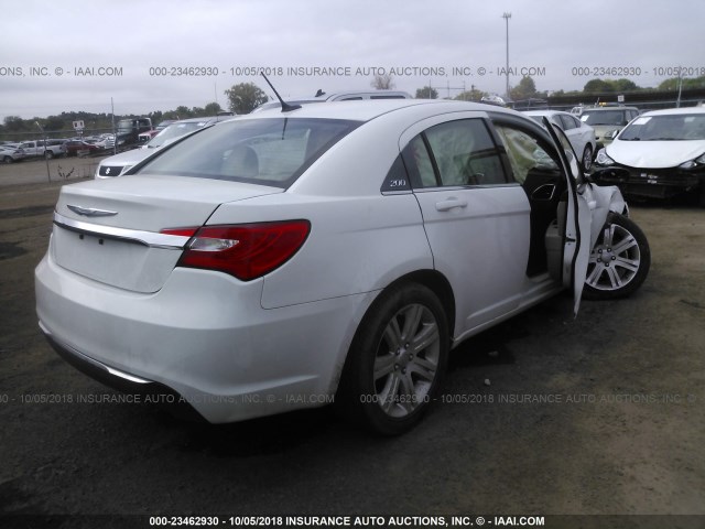 1C3CCBBB5DN592992 - 2013 CHRYSLER 200 TOURING WHITE photo 4