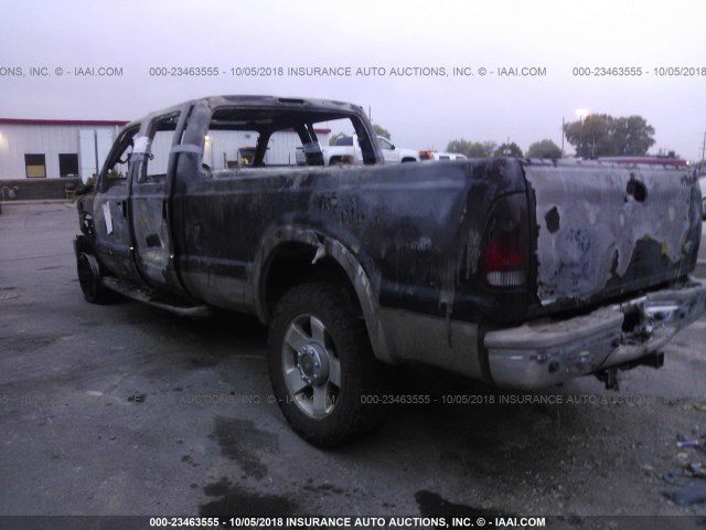 1FTWW31P67EA89785 - 2007 FORD F350 SRW SUPER DUTY BLACK photo 3