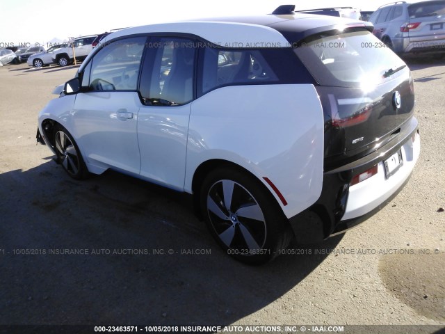 WBY1Z2C59FV286907 - 2015 BMW I3 BEV WHITE photo 3