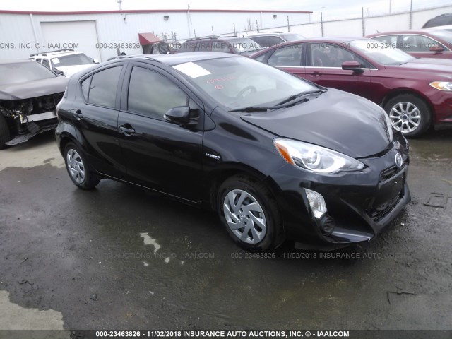 JTDKDTB38F1108181 - 2015 TOYOTA PRIUS C BLACK photo 1