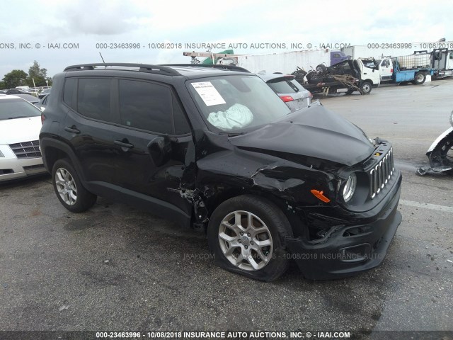 ZACCJABT6GPD96267 - 2016 JEEP RENEGADE LATITUDE BLACK photo 1