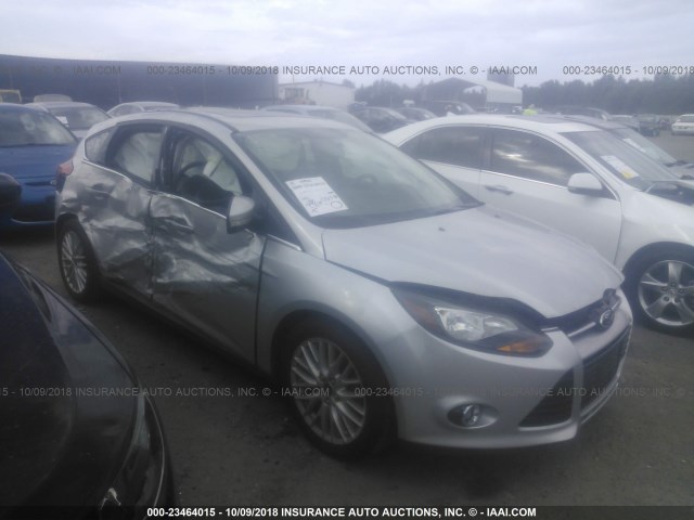 1FADP3N24EL262544 - 2014 FORD FOCUS TITANIUM SILVER photo 1