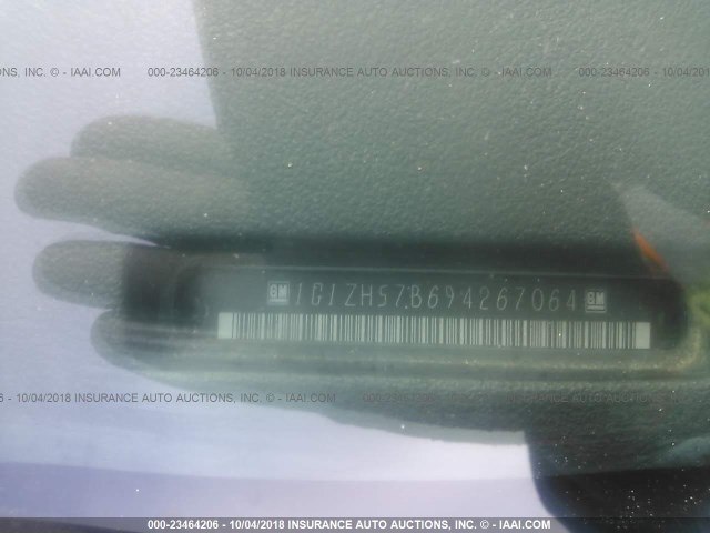 1G1ZH57B694267064 - 2009 CHEVROLET MALIBU 1LT WHITE photo 9