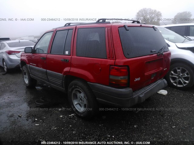 1J4GZ58S6WC265580 - 1998 JEEP GRAND CHEROKEE LAREDO/TSI RED photo 3