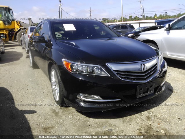 JH4KC1F94FC000634 - 2015 ACURA RLX ADVANCE შავი ფოტო 1