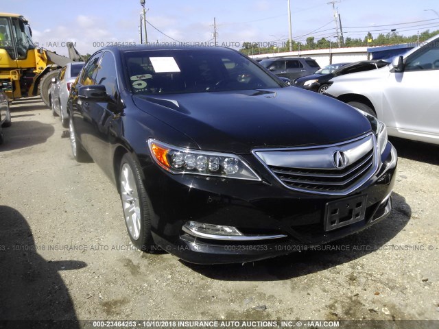 JH4KC1F94FC000634 - 2015 ACURA RLX ADVANCE BLACK photo 1