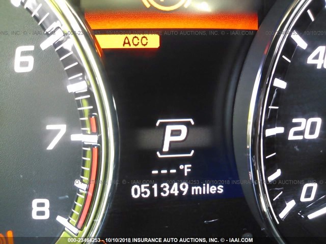 JH4KC1F94FC000634 - 2015 ACURA RLX ADVANCE შავი ფოტო 7