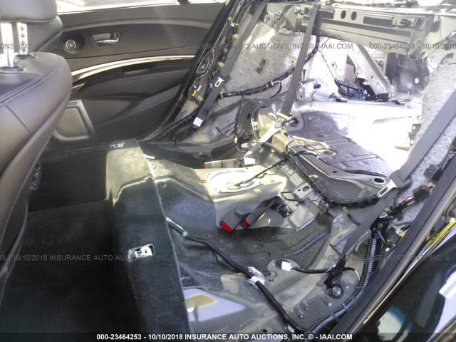 JH4KC1F94FC000634 - 2015 ACURA RLX ADVANCE შავი ფოტო 8