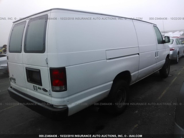 1FTSS3EL5EDA03337 - 2014 FORD ECONOLINE E350 SUPER DUTY VAN WHITE photo 4