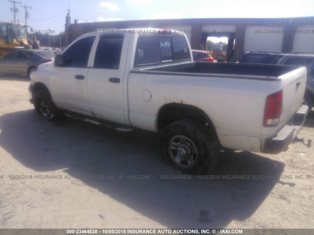 1D7KS28D05J524715 - 2005 DODGE RAM 2500 ST/SLT 白色 照片 3