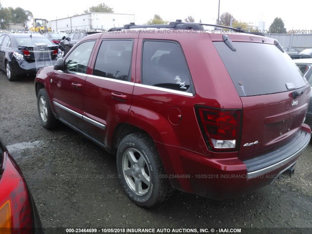 1J4HR582X5C642267 - 2005 JEEP GRAND CHEROKEE LIMITED RED photo 3