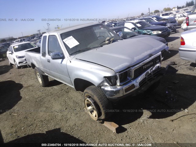 JT4VN13G6M5070990 - 1991 TOYOTA PICKUP 1/2 TON EXTRA LONG WHEELBASE SR5 SILVER photo 1