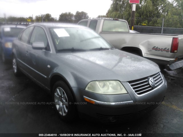 WVWPD63B42P437433 - 2002 VOLKSWAGEN PASSAT GLS GRAY photo 1