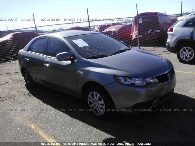 KNAFU4A27C5518391 - 2012 KIA FORTE EX GRAY photo 1