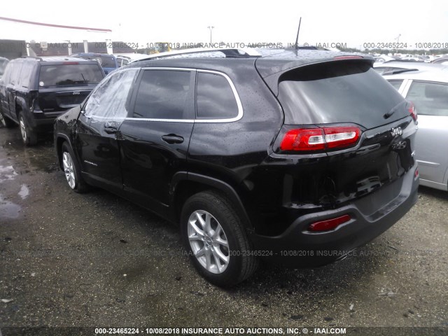 1C4PJLLB2JD533973 - 2018 JEEP CHEROKEE LATITUDE PLUS BLACK photo 3