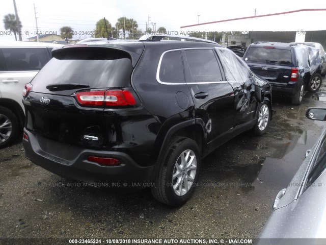 1C4PJLLB2JD533973 - 2018 JEEP CHEROKEE LATITUDE PLUS BLACK photo 4