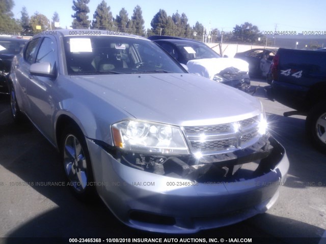 1B3BD1FB3BN556290 - 2011 DODGE AVENGER MAINSTREET SILVER photo 1