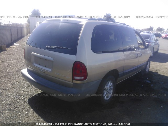 1B4GP44R9XB802455 - 1999 DODGE GRAND CARAVAN SE/SPORT GOLD photo 4