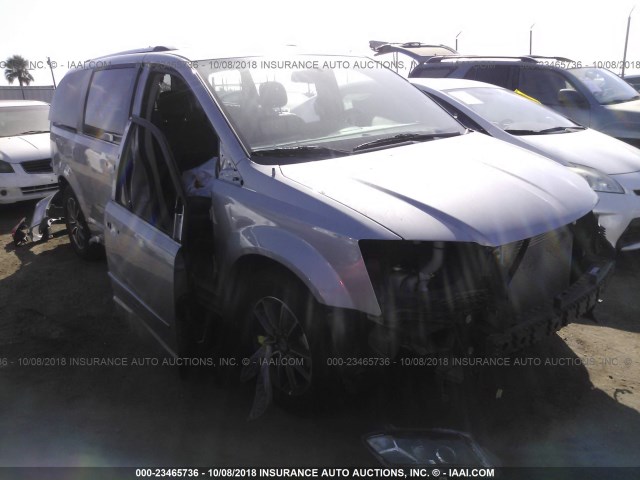 2C4RDGCG3HR716261 - 2017 DODGE GRAND CARAVAN SXT SILVER photo 1