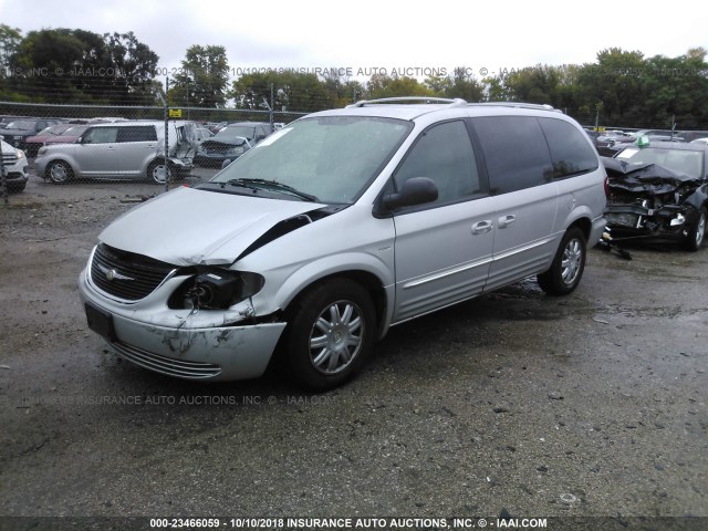 2C4GP54L94R532709 - 2004 CHRYSLER TOWN & COUNTRY TOURING SILVER photo 2