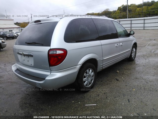 2C4GP54L94R532709 - 2004 CHRYSLER TOWN & COUNTRY TOURING SILVER photo 4