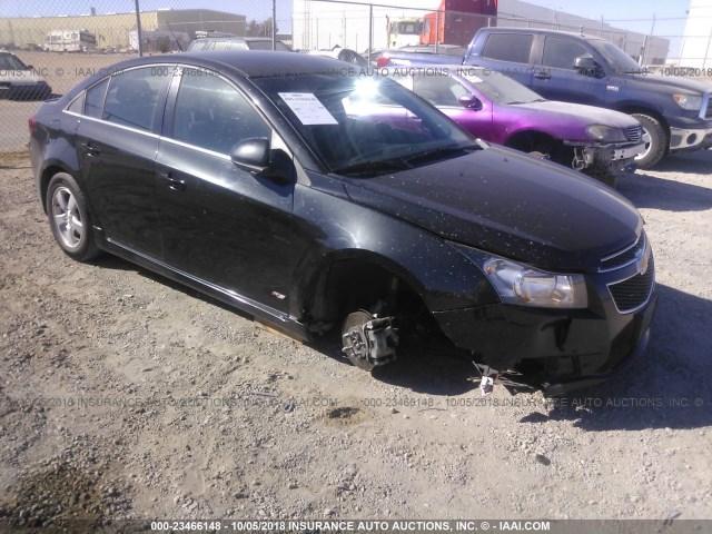 1G1PC5SB6D7326506 - 2013 CHEVROLET CRUZE LT BLACK photo 1