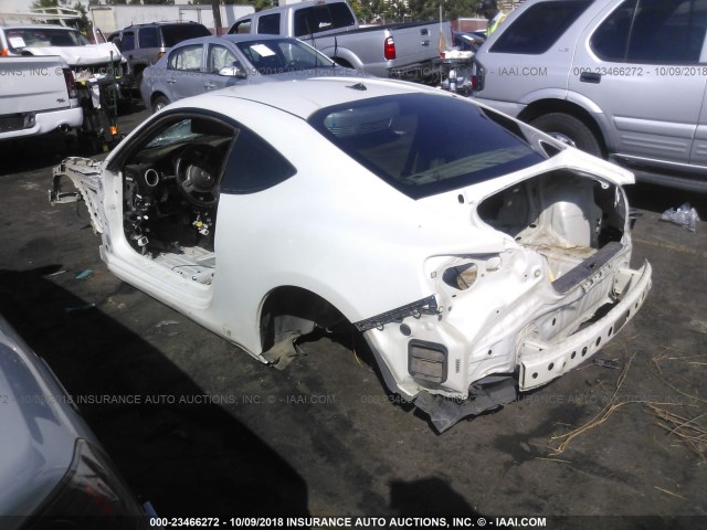 JF1ZNAA14D1734832 - 2013 TOYOTA SCION FR-S WHITE photo 3