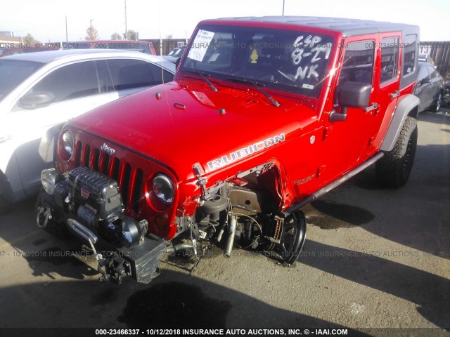 1J4GA69168L593152 - 2008 JEEP WRANGLER UNLIMITE RUBICON RED photo 6