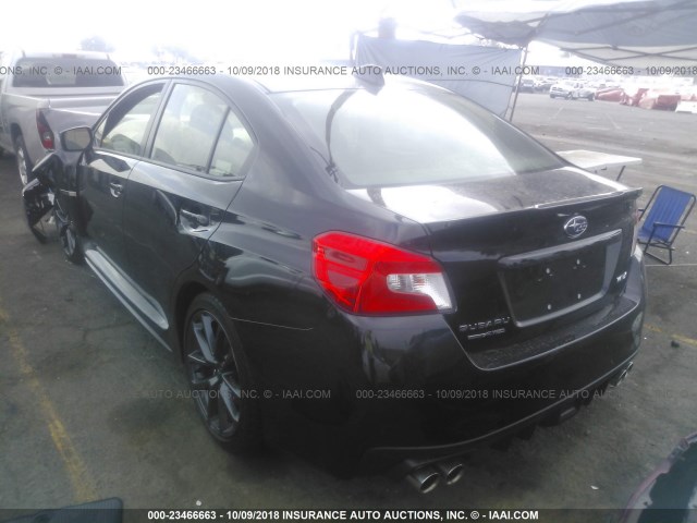 JF1VA1F6XK8804711 - 2019 SUBARU WRX LIMITED BLACK photo 3