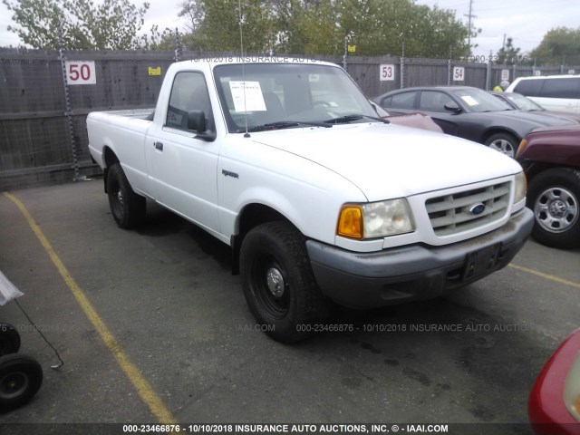 1FTZR11EX1PA73253 - 2001 FORD RANGER WHITE photo 1