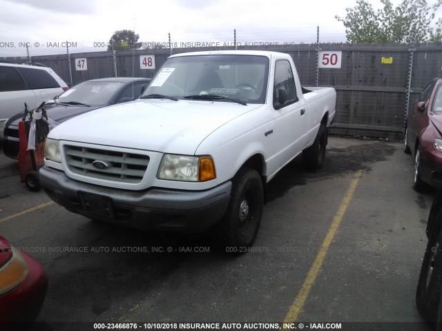 1FTZR11EX1PA73253 - 2001 FORD RANGER WHITE photo 2