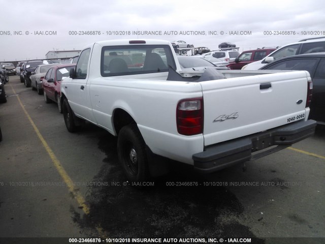 1FTZR11EX1PA73253 - 2001 FORD RANGER WHITE photo 3