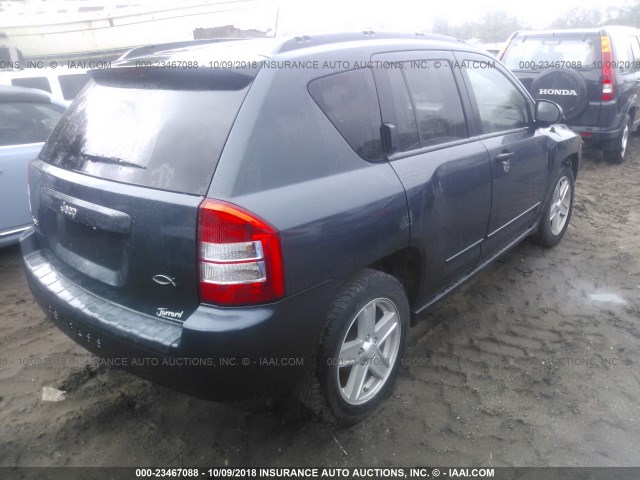 1J8FF47W88D663307 - 2008 JEEP COMPASS SPORT Dark Blue photo 4