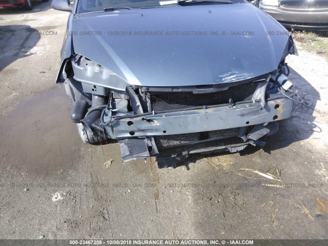 1G2ZG558964151830 - 2006 PONTIAC G6 SE1 BLUE photo 6