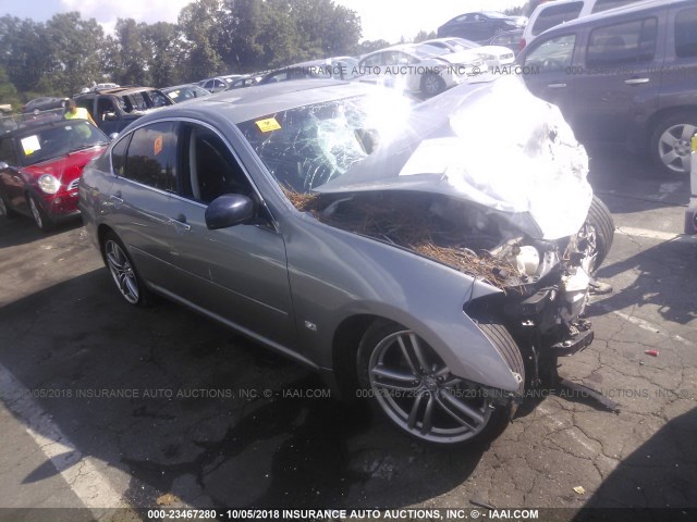 JNKBY01E96M201486 - 2006 INFINITI M45 SPORT GRAY photo 1